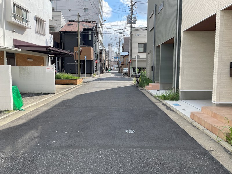 安浦町1丁目　新築戸建　1号棟 現地写真（前面道路含む現地写真）