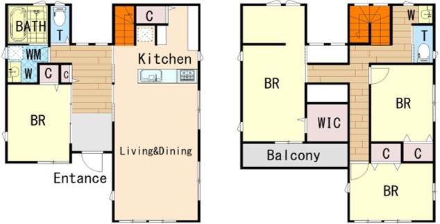 佐島の丘2丁目　中古戸建 間取図・土地図