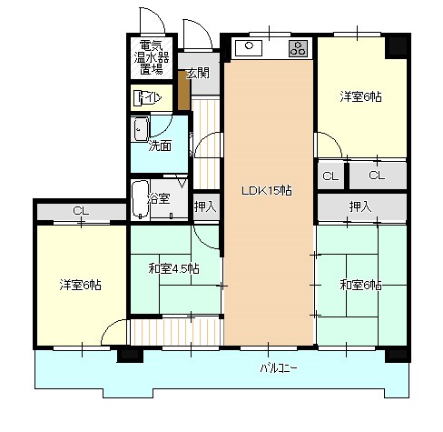 ブルーハイツ諫早 間取り図