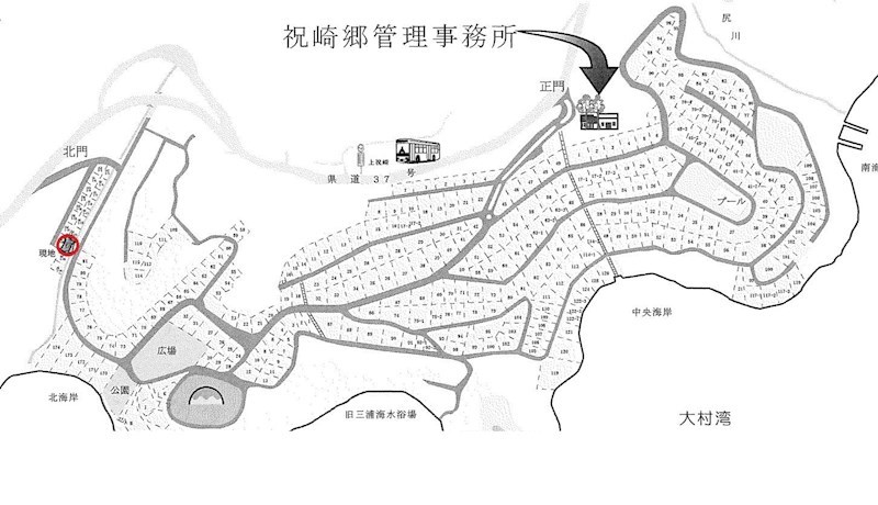 西部町売地 間取り図