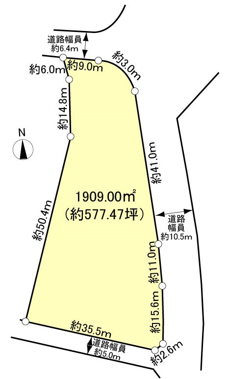 浜松市中央区豊町 間取図・土地図
