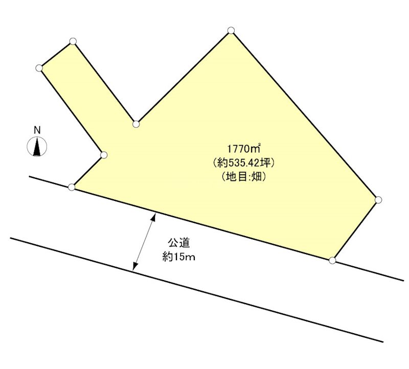 浜松市浜名区小林 間取図・土地図