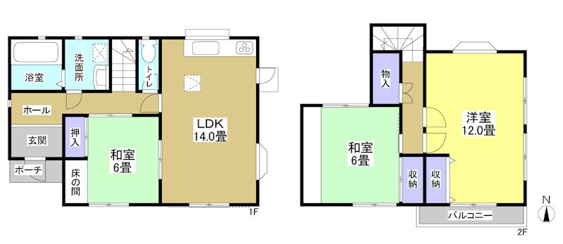 浜松市浜名区引佐町金指 間取り図