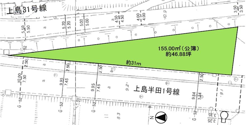 浜松市中央区上島7丁目 間取り図