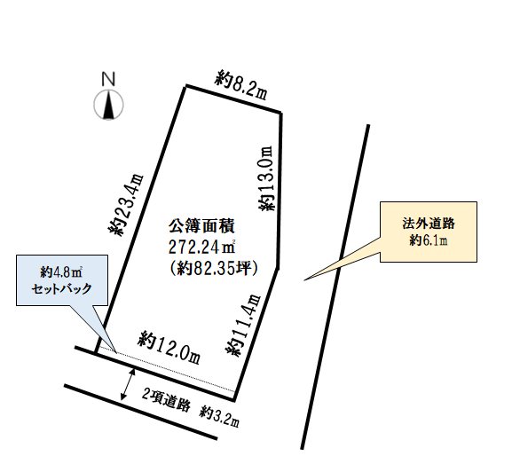 掛川市西大渕 間取り図