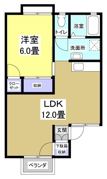 袋井市国本 間取り図