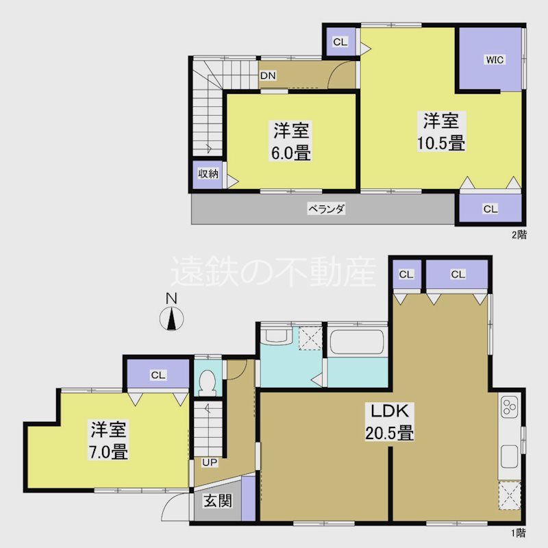 浜松市中央区大人見町 間取り図