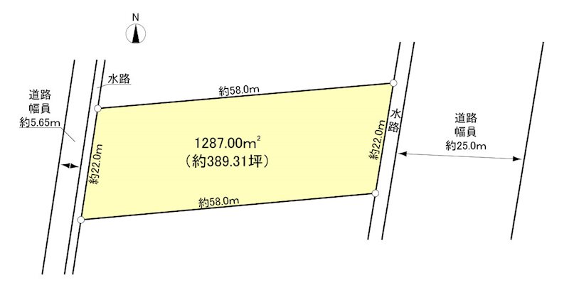 浜松市中央区貴平町 間取図・土地図