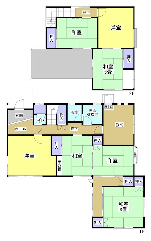 磐田市大久保 間取り図