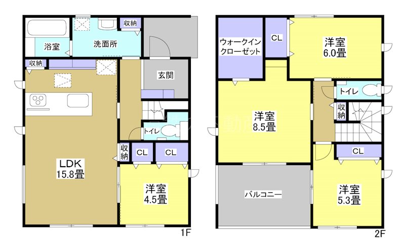 磐田市見付 間取り図