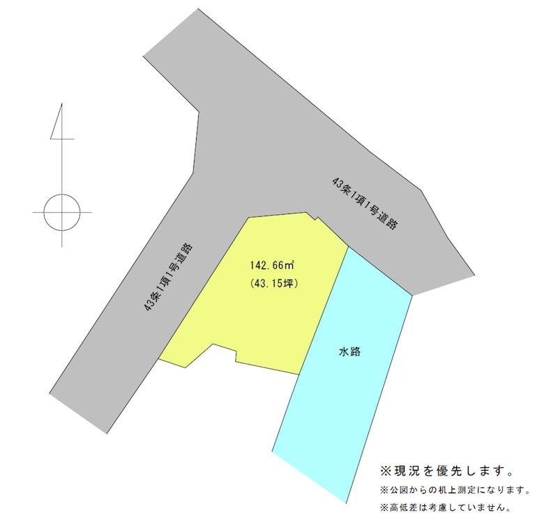 掛川市宮脇  間取り図