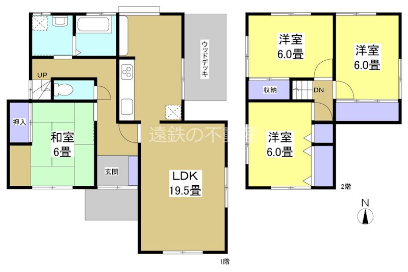 湖西市南台2丁目 間取り図