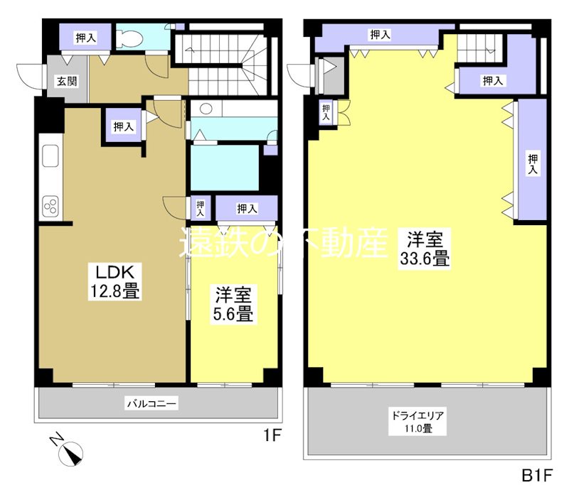 アルコ根上がり松 間取り図