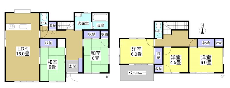 磐田市豊岡 間取り図