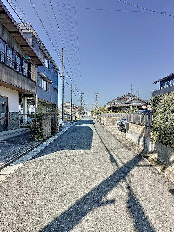 浜松市中央区篠ケ瀬町 現地写真（前面道路含む現地写真）