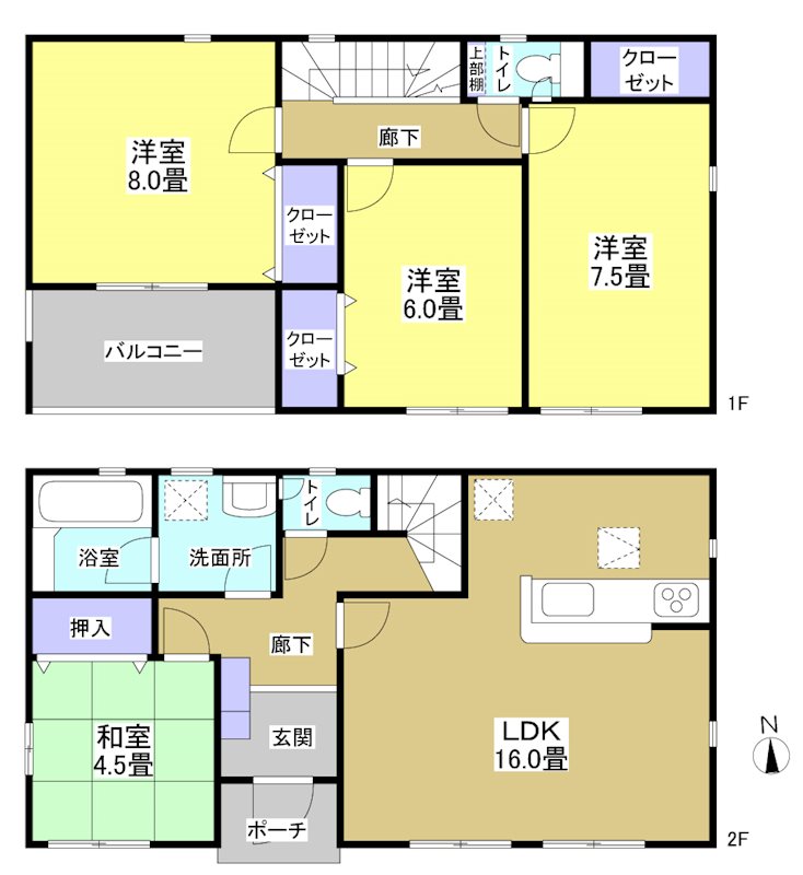 周智郡森町飯田 間取り図