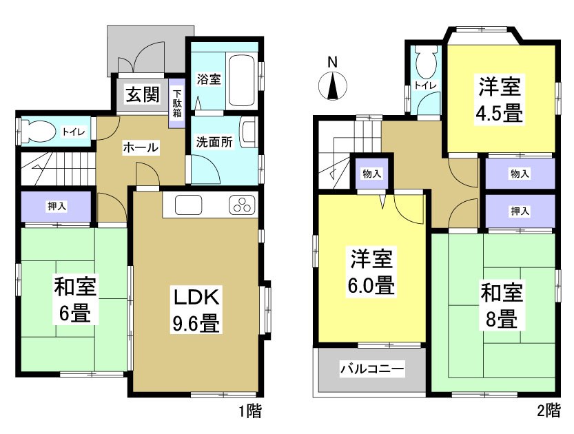 浜松市中央区志都呂町 間取り図