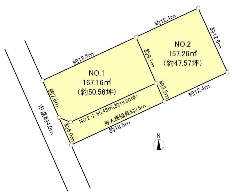 磐田市堀之内　No.2 区画図