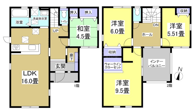 袋井市深見  間取り図