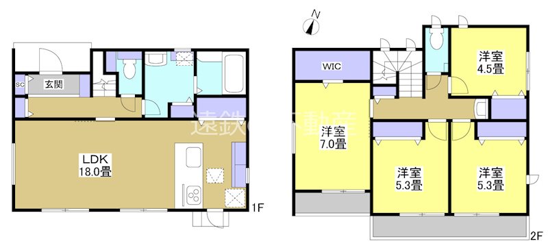 浜松市浜名区小松 間取り図