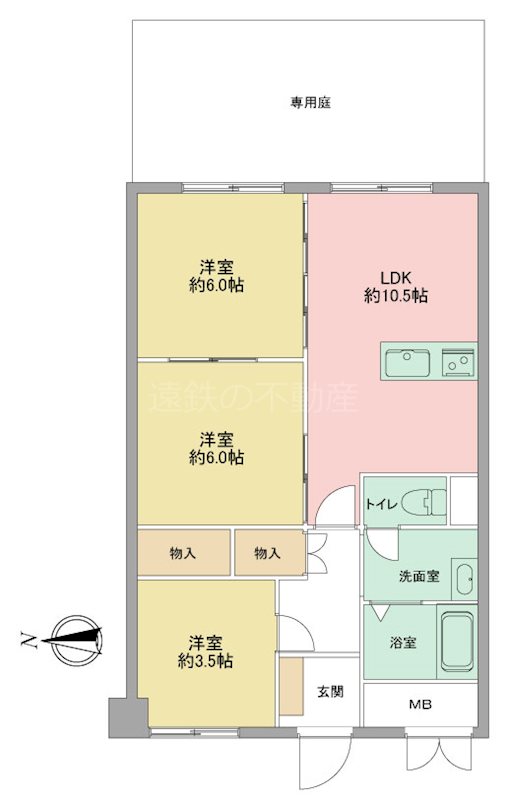 住吉カトレア 間取り図