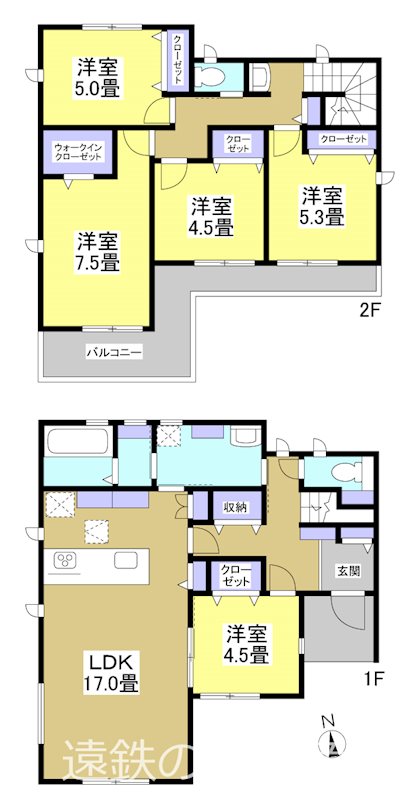 浜松市浜名区本沢合 間取り図