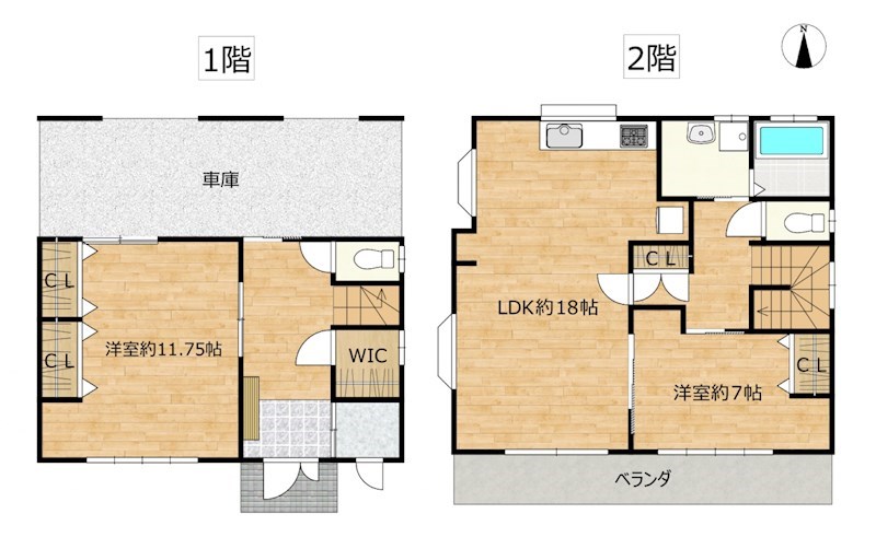 浜松市中央区篠ケ瀬町 間取り図