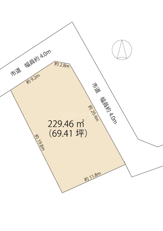 袋井市高尾 間取り図