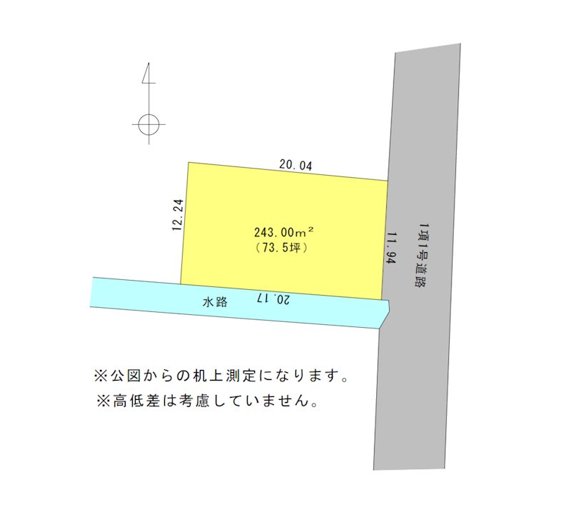 掛川市大坂 間取り図