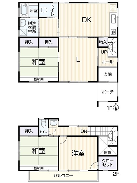 浜松市中央区瓜内町 間取り図