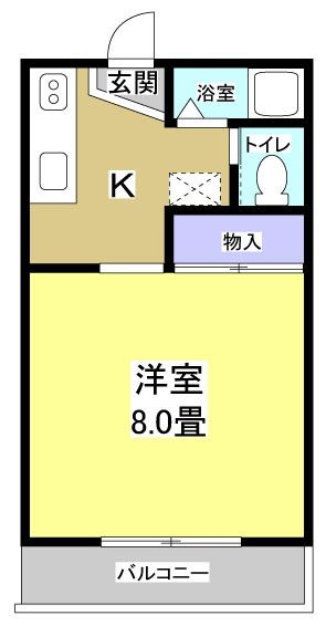 サンシャイン8 間取り図