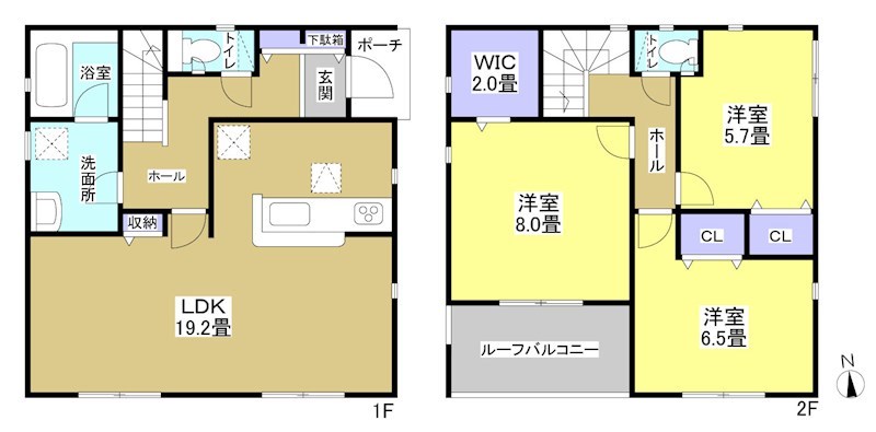 磐田市池田 間取り図