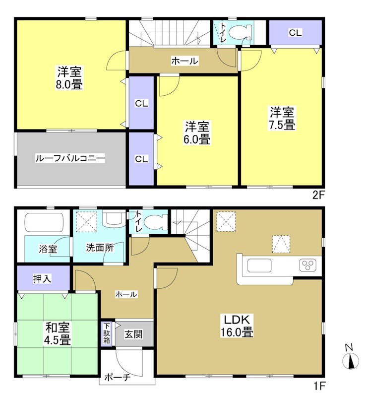 磐田市池田 間取り図