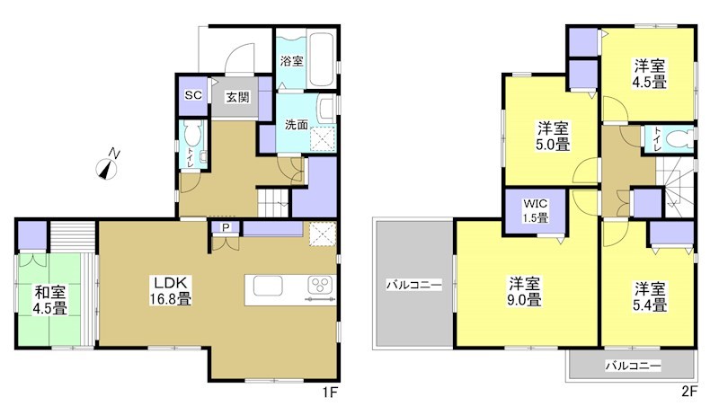 浜松市中央区初生町 間取り図