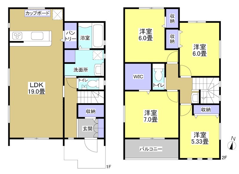 磐田市見付 間取り図