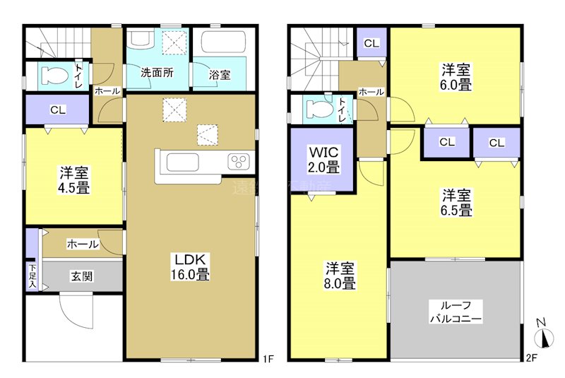 磐田市西貝塚 間取り図