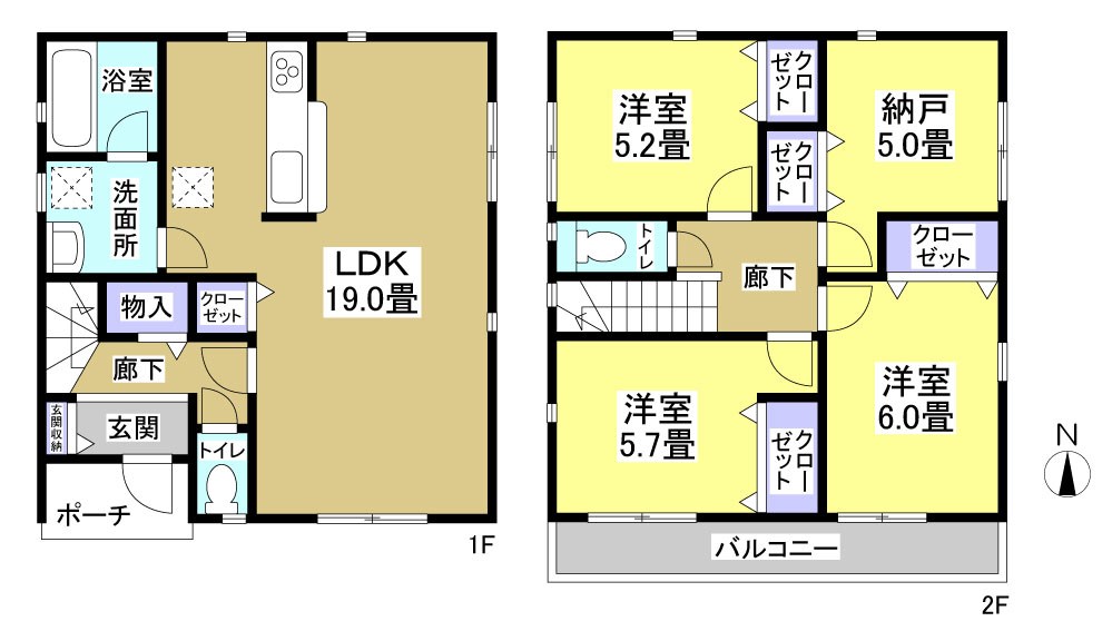 浜松市浜名区小松 間取り図