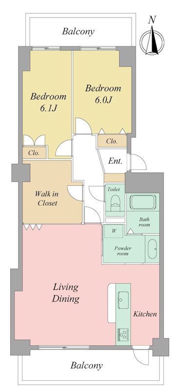 メゾン浜松高台 間取り図