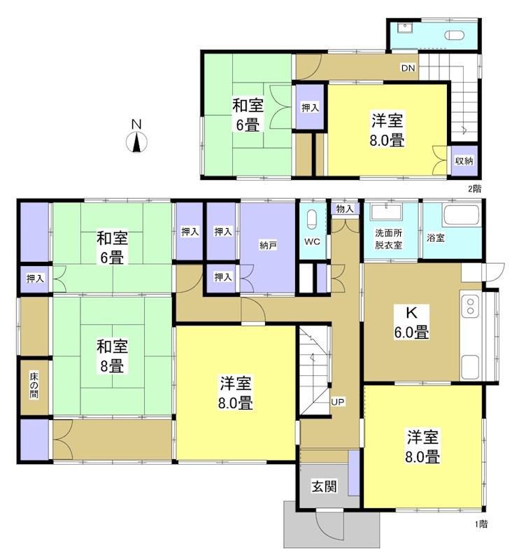 浜松市中央区上新屋町 間取り図