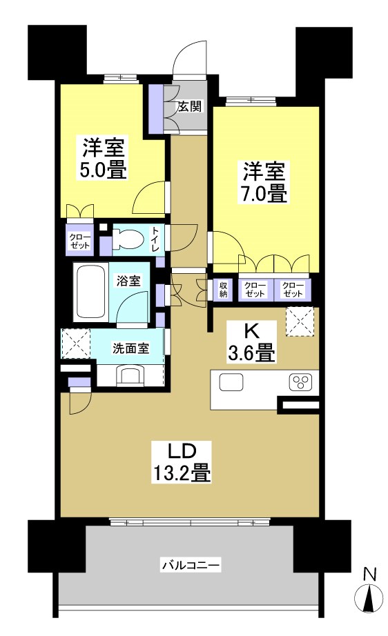 プレミスト佐藤  903号室 間取り図