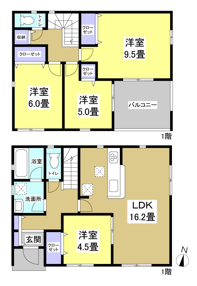 袋井市浅名 間取り図