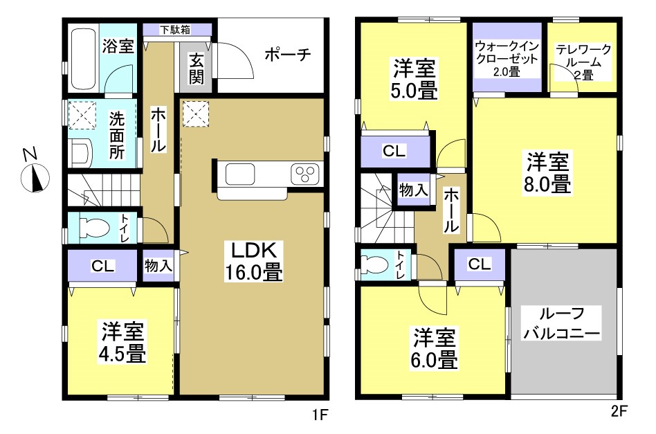 浜松市中央区田尻町 間取り図