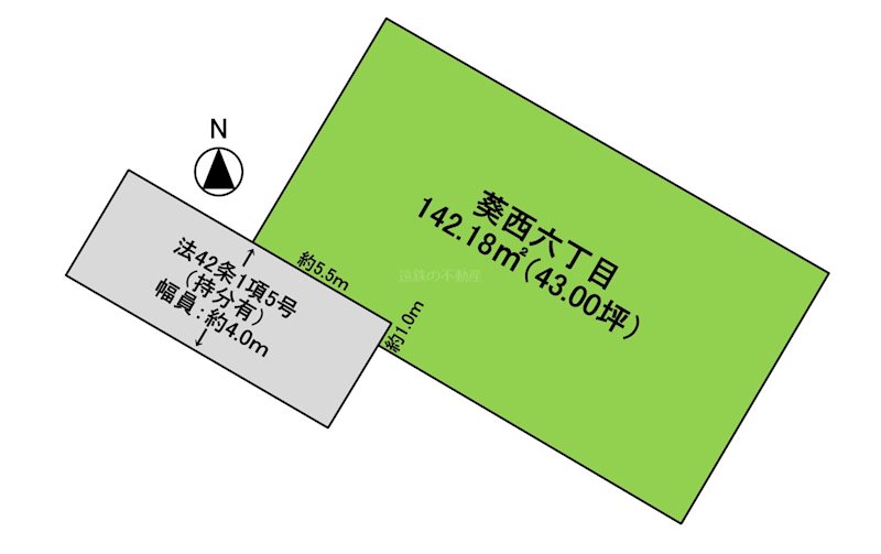 浜松市中央区葵西６丁目 間取り図