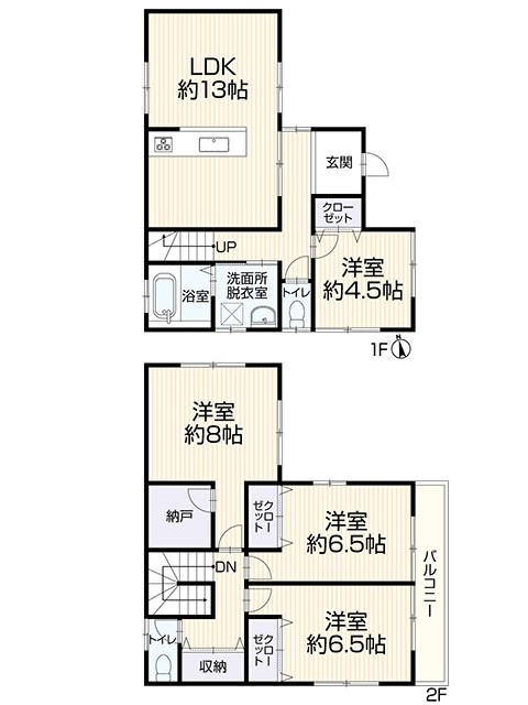 磐田市南島 間取り図