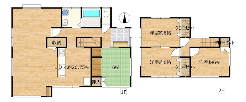 磐田市森本 間取り図