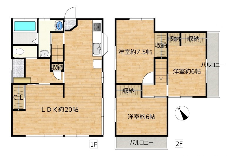 菊川市下内田 間取り図