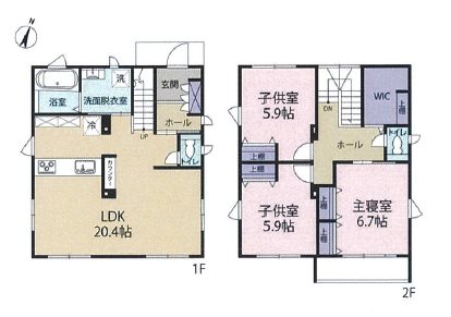 浜松市中央区宮竹町 間取り図