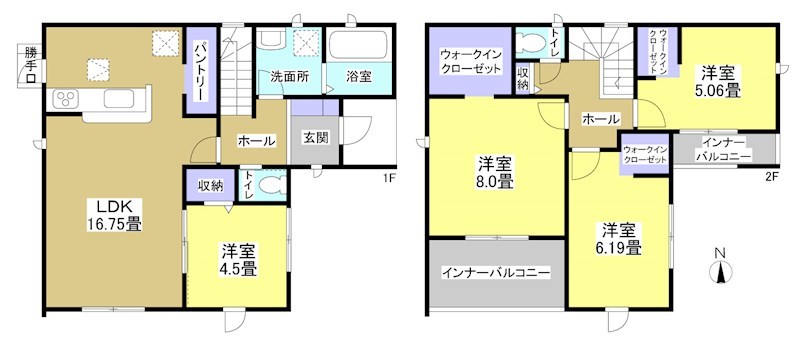 磐田市上岡田 間取り図