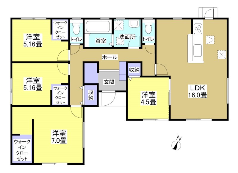 菊川市下平川 間取り図