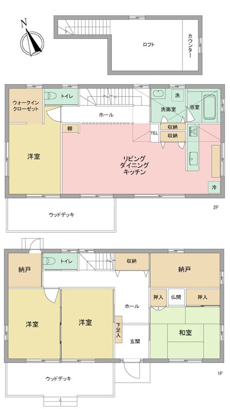 浜松市浜名区細江町気賀 間取り図